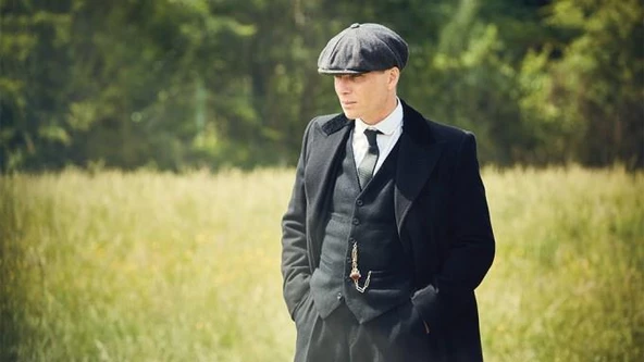 Peaky Blinders Model Sekiz Parçalı Standar Beden Şapka  SİYAH