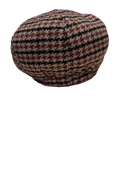 Peaky Blinders Model Sekiz Parçalı Standar Beden Şapka  Kahverengi - Resim 3