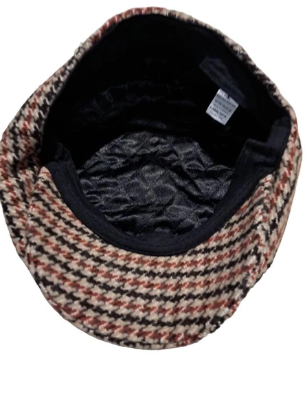 Peaky Blinders Model Sekiz Parçalı Standar Beden Şapka  Kahverengi - Resim 5