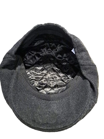 Peaky Blinders Model Sekiz Parçalı Standar Beden Şapka  SİYAH - 4