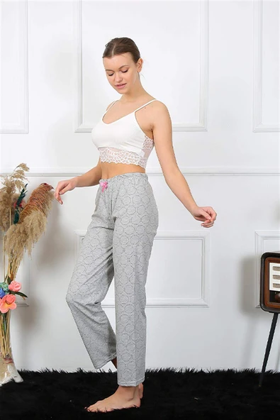 Kadın Pamuklu Alt Pijama 27457