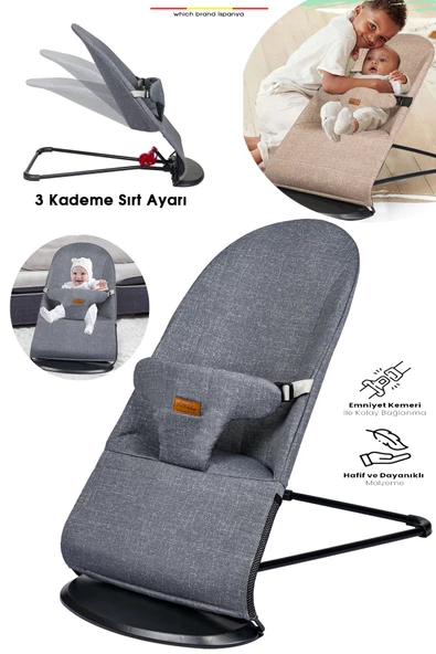 Baby Home 370 Balance Üç Kademeli Kolay Taşınabilir Sallanan Ana Kucağı - 11