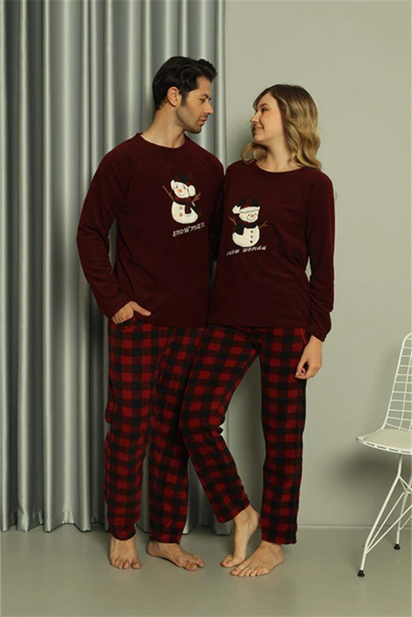 Welsoft Kadın Polar Sevgili Kombini Pijama Takımı 50120 Tek Takım Fiyatıdır