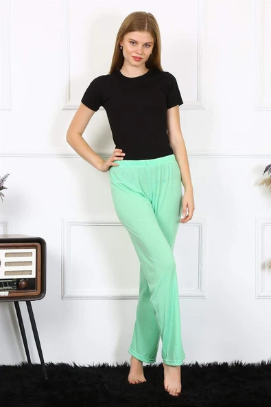 Kadın Pamuklu Tek Alt Pijama 27496