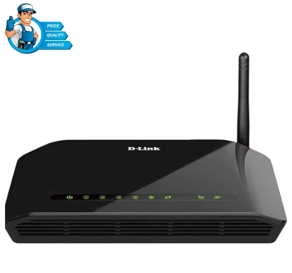 D-Link DSL-2640 OU Adsl-Adsl2 Modem/Router (Kutulu-Yenilenmiş)