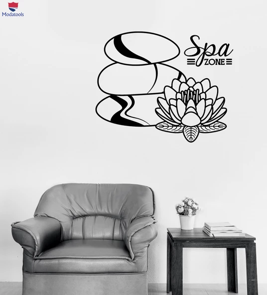 Otel Dekorasyon Duvar Sticker Logo Güzellik Spa Salonu Bakım Kadın Relax Zone Eşsiz Hediyelik