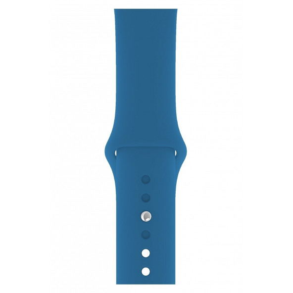 DESİNGSHOP Watch 2 3 4 5 6 7 Se 38 40 41mm A+ Kaliteli Silikon Kordon Royal Blue - 2