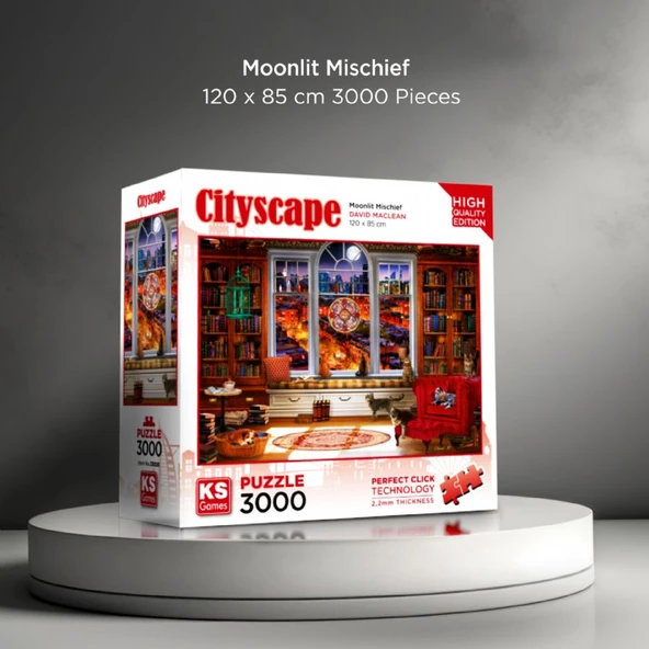 KS Games 3000 Parça Ay Işığında Puzzle - Resim 2