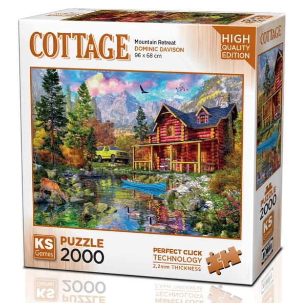 KS Games 2000 Parça Dağ İnziva Yeri Puzzle ürün görseli