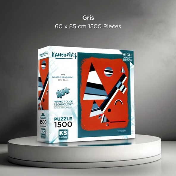 KS Games 1500 Parça Gris Puzzle - Resim 2