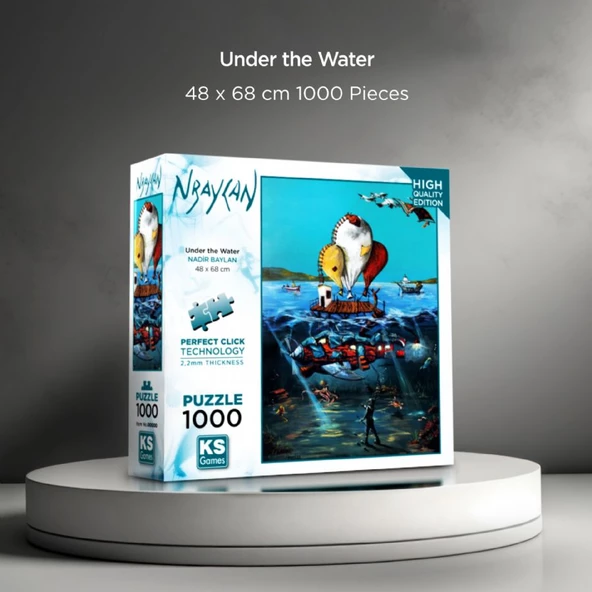 KS Games 1000 Parça Su Altında Yaşam Puzzle - Resim 2