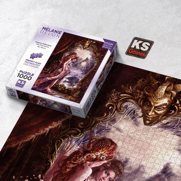 KS Games 1000 Parça Umutsuz Düşünceler Puzzle - Resim 3