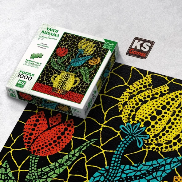 KS Games 1000 Parça Çiçekler Puzzle - Resim 3