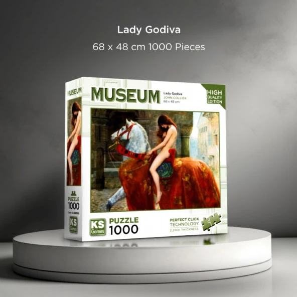 KS Games 1000 Parça Leydi Godiva Puzzle - Resim 2