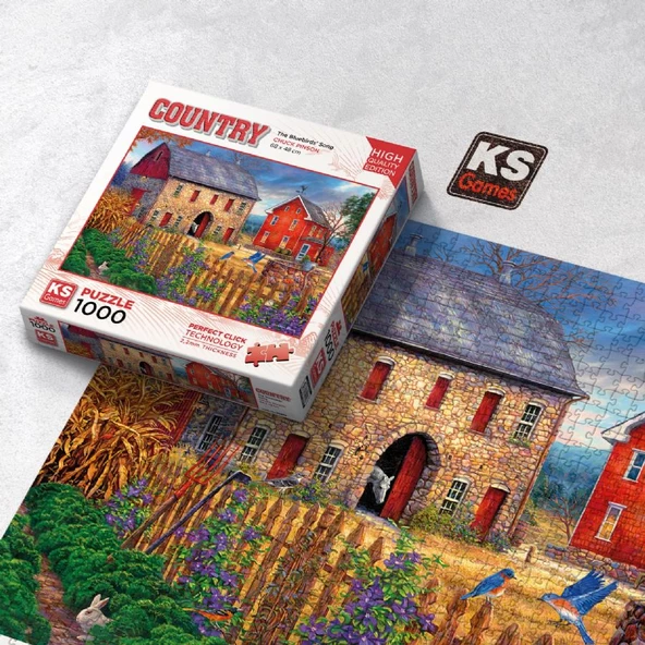 KS Games 1000 Parça Kuş Şarkıları Puzzle - Resim 3