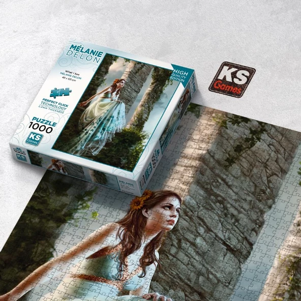 KS Games 1000 Parça Leydi Puzzle - Resim 3