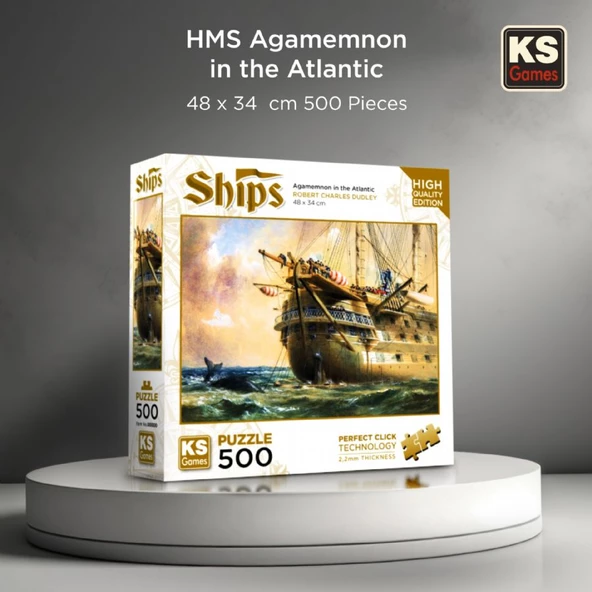 KS Games 500 Parça Agamemnon Atlantik'te Puzzle - Resim 2