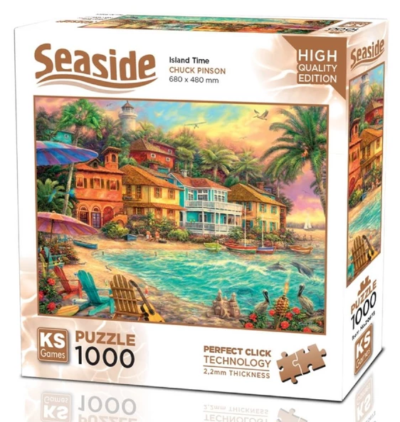 KS Games 1000 Parça Ada Tatili Puzzle ürün görseli