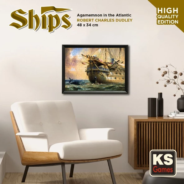 KS Games 500 Parça Agamemnon Atlantik'te Puzzle - Resim 4