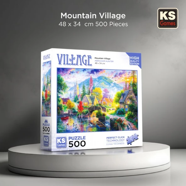 KS Games 500 Parça Dağ Köyü Puzzle - Resim 2