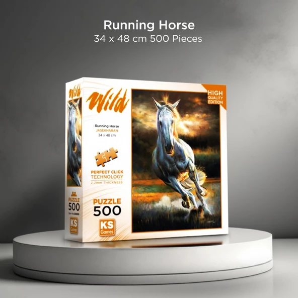 KS Games 500 Parça Beyaz Fırtına Puzzle - Resim 2