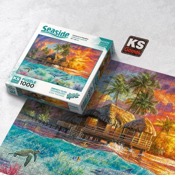 KS Games 1000 Parça Cennette Hafta Sonu Puzzle - Resim 3