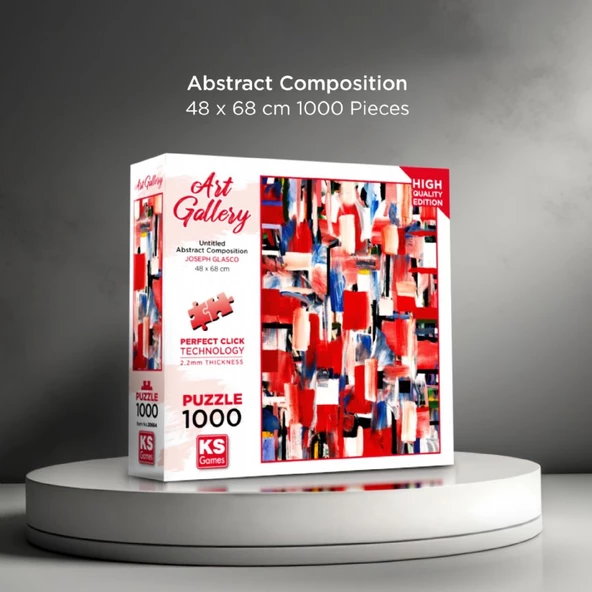 KS Games 1000 Parça Untitled Abstract Composition Puzzle - Resim 2