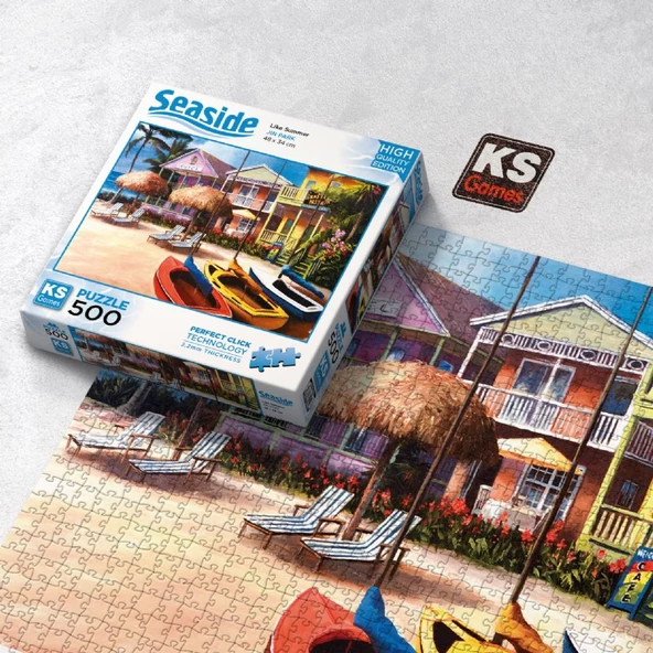KS Games 500 Parça Yaz Gibi Puzzle - Resim 4