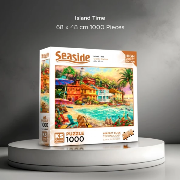 KS Games 1000 Parça Ada Tatili Puzzle - Resim 2