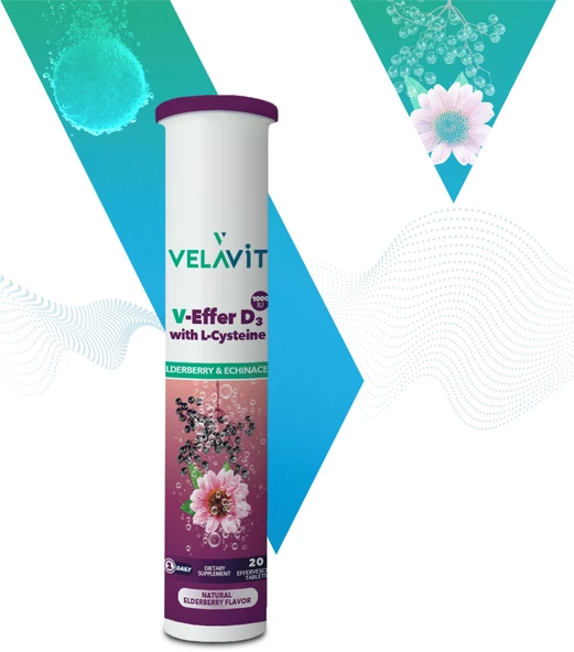 Velavit V-Effer D3 with L-Cysteine