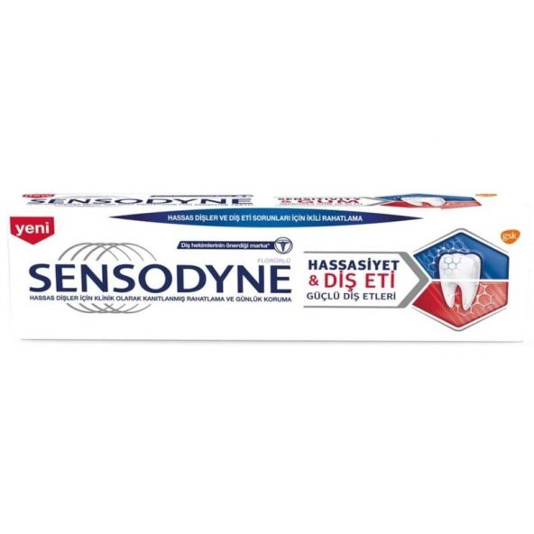 Sensodyne Hassasiyet Ve Diş Eti Beyazlatıcı Diş Macunu 75 Ml