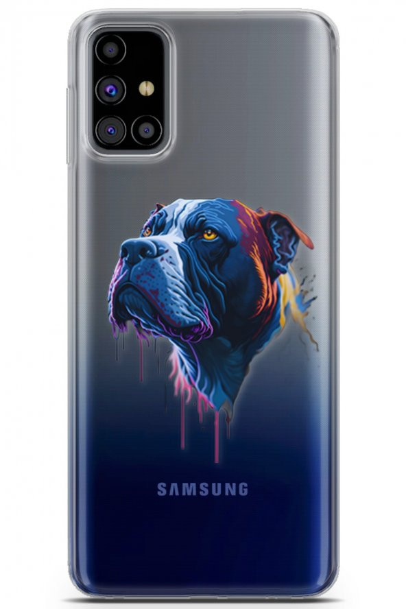 Samsung Galaxy M31s Kılıf Seri Others 28 Asil Şeffaf İz Bırakmayan Kılıf