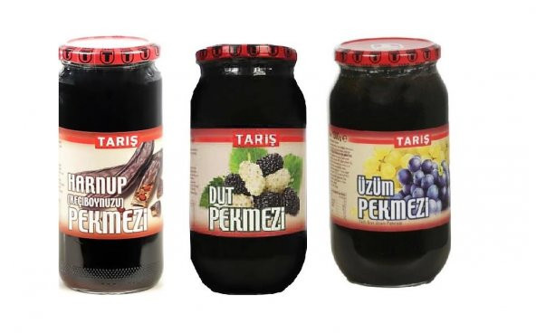 Tariş üçlü Pekmez Seti -  1200 gram