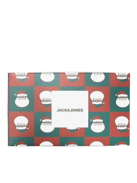 Jack Jones Square Santa 3 Lü Paket Erkek Çorap 12246143 - Resim 3