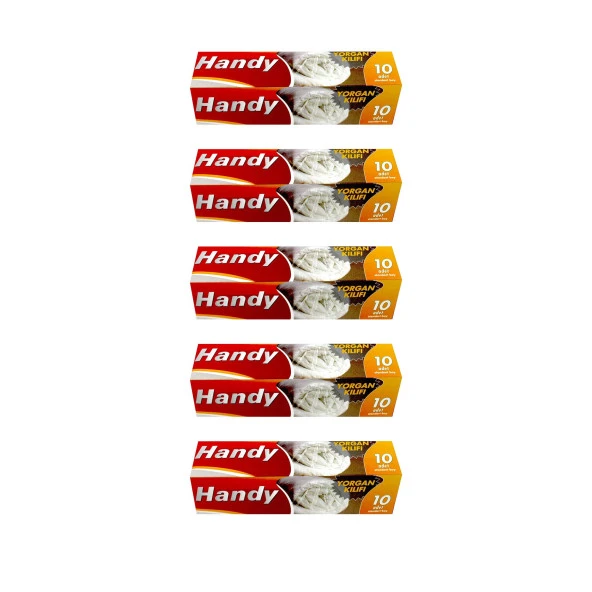 Handy Vakumsuz Şeffaf Yorgan Yastık Battaniye Nevresim Kılıfı Poşeti Torbası - 10 Adetlik 5 Kutu
