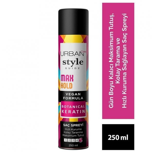 Urban Care Style Guide Sprey Max Hold 250 Ml