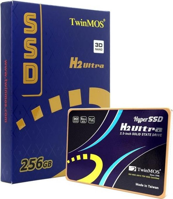 Twinmos TM256GH2UGL 2.5" 256 GB 580/550 MB/S TLC 3D NAND SATA 3 SSD