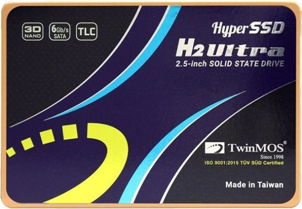 Twinmos TM256GH2UGL 2.5" 256 GB 580/550 MB/S TLC 3D NAND SATA 3 SSD - 2