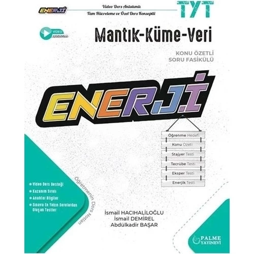 Palme YKS TYT Enerji Mantık Küme Veri Konu Özetli Soru Fasikülü