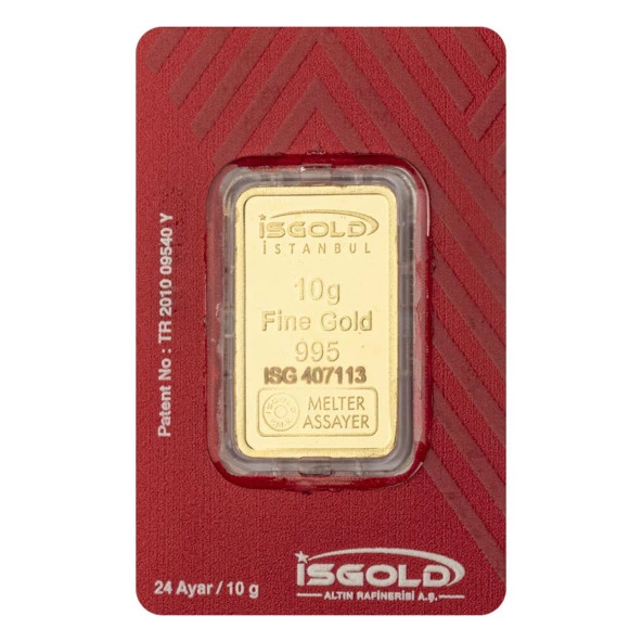 10 gr 24 Ayar İSGOLD Gram Altın