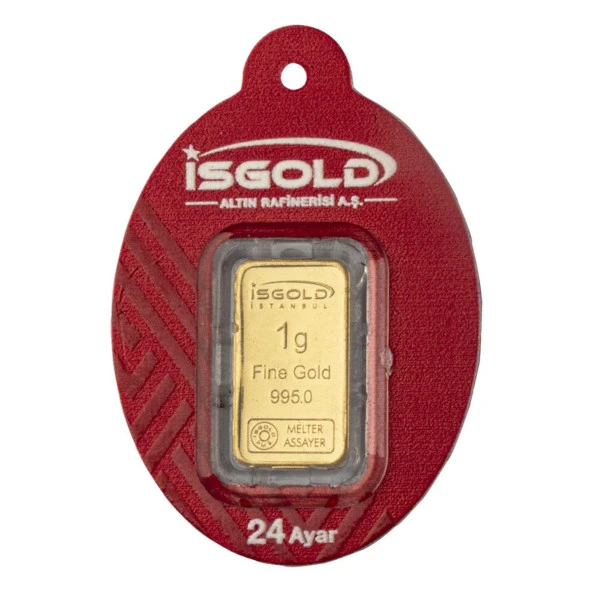 RimaGold 1 gr 24 Ayar İSGOLD Gram Altın