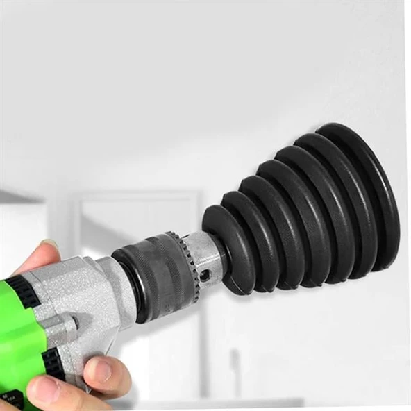 Powermaster PM-20809 Matkap Ucu Toz Tutucu Körük Siyah - 6