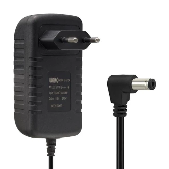 Weko 16.8 Volt - 2 Amper Ledli̇ Pri̇z Ti̇pi̇ 5.5*2.5 Uçlu Şarj Adaptörü - 6