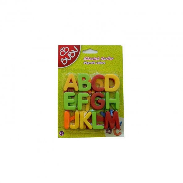 Bu-Bu Mıknatıslı Harflar 26 Parça Mıknatıslı Harf