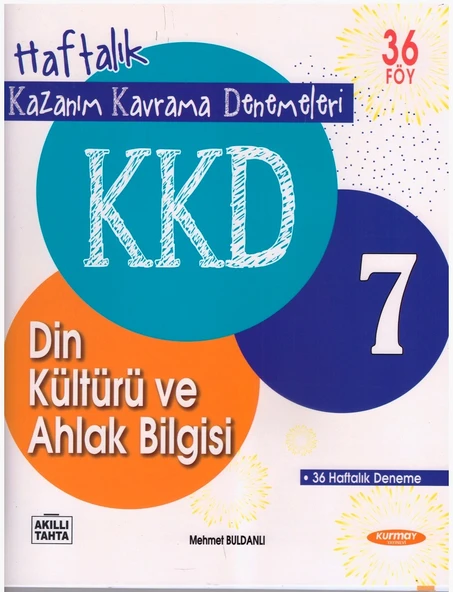 KURMAY 7.SINIF DİN KÜLTÜRÜ KAZANIM KAVRAMA DENEMELERİ