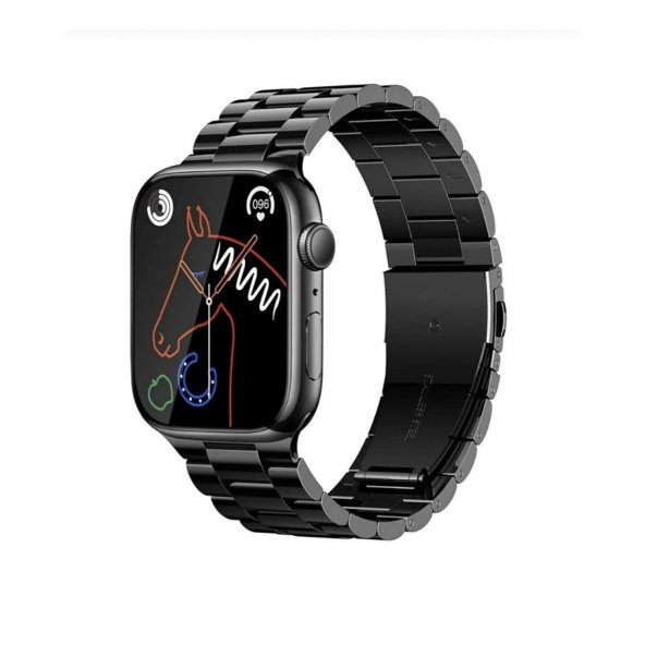 Winex Watch 8 WS92 Max Amoled Ekran Android İos HarmonyOs Uyumlu Akıllı Saat Siyah