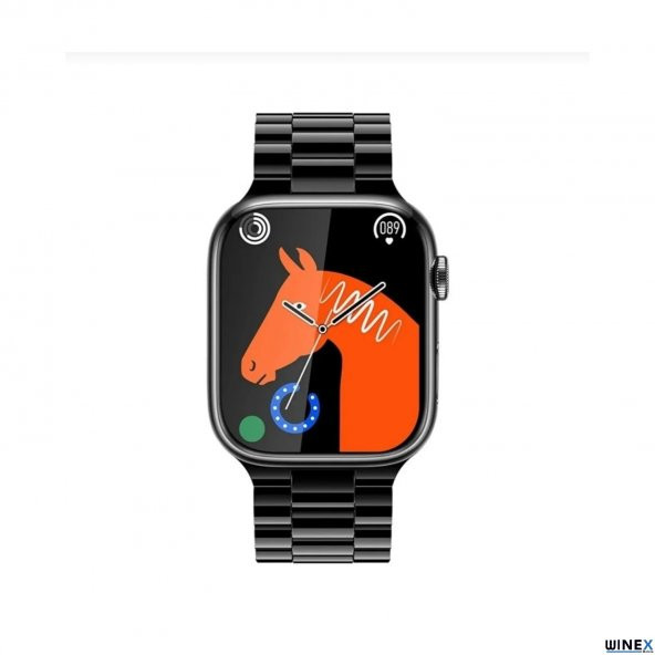 Winex Watch 8 WS92 Max Amoled Ekran Android İos HarmonyOs Uyumlu Akıllı Saat Siyah - Resim 2