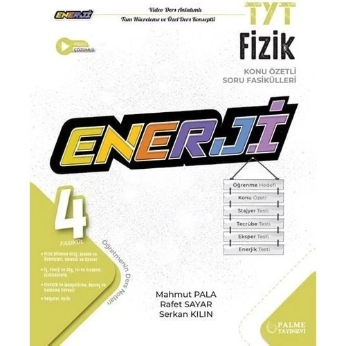 Palme Tyt Enerji Fizik Konu Özetli Soru Fasikülleri ( 4 Fasikül)