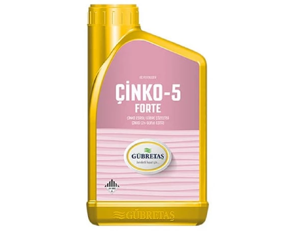 Gübretaş Çinko-5 Forte Sıvı Gübre 1 Litre