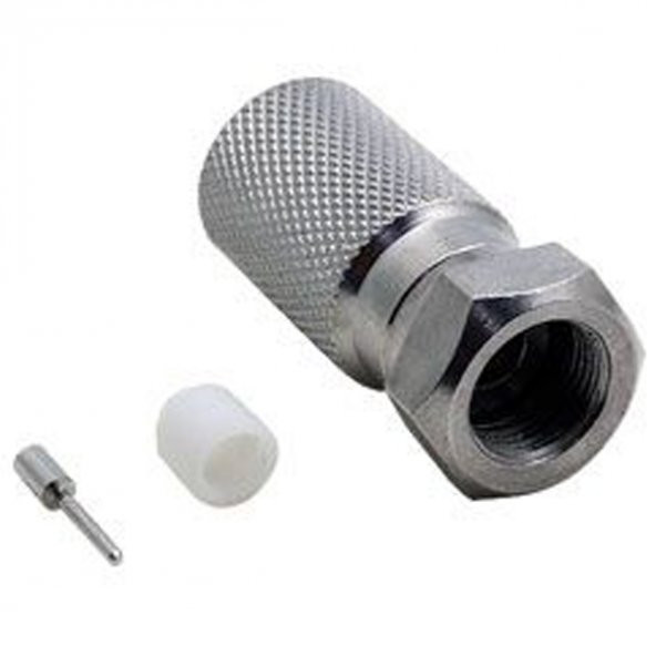 F Erkek Konnektör RG11 Pimli İğneli Model